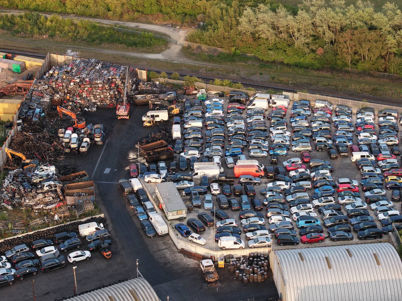Our yard at Mexborough